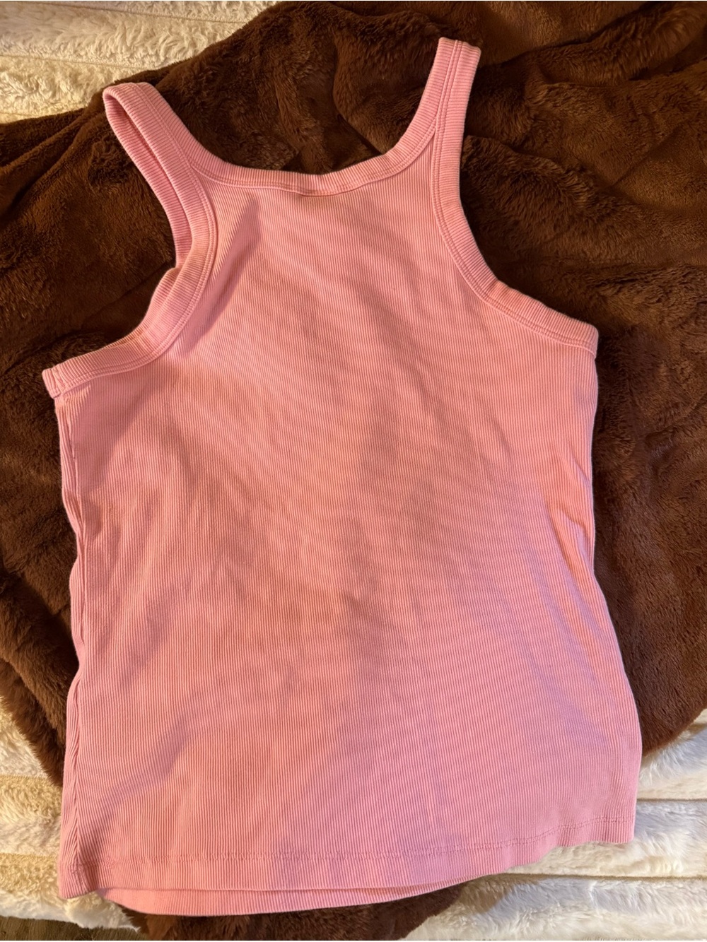 H&M Pink Rib Tank Top - Picture 2 of 5